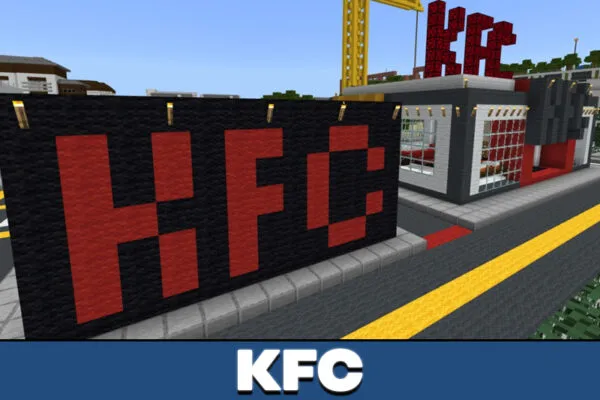 KFC in Tn City map in Minecraft PE