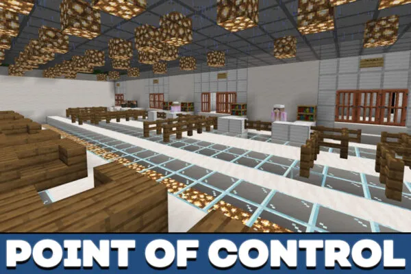 Point of Control in Airport map in Minecraft PE