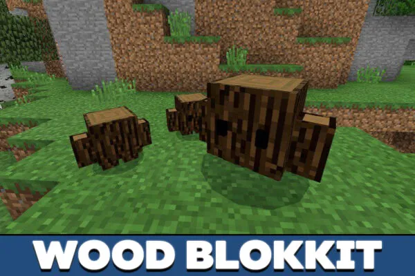 Wood Blokkit in Minecraft PE