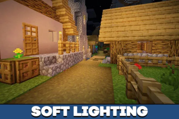 Soft lighting in Energy Shaders in Minecraft PE