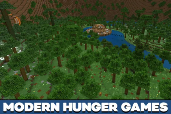 Modern Hunger Games map in Minecraft PE