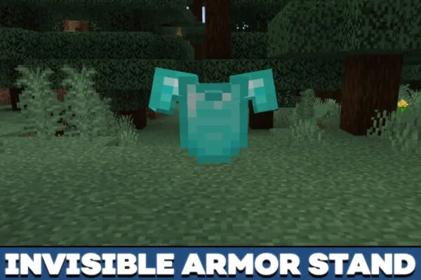 Invisible Armor Stand in Minecraft PE