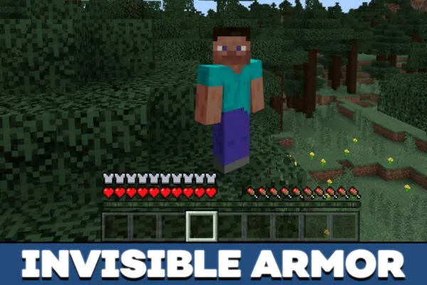 Invisible Armor in Minecraft PE