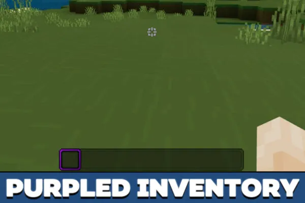 Purpled inventory in Minecraft PE