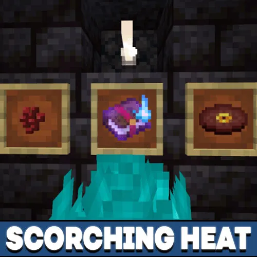 Scorching Heat Enchantment Mod for Minecraft PE