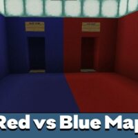 Red vs Blue Map for Minecraft PE