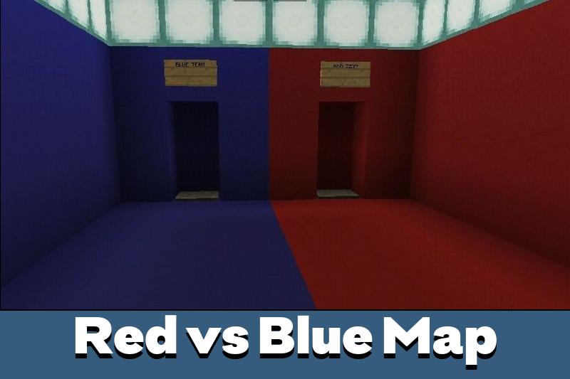 Download Red Vs Blue Map For Minecraft Pe Red Vs Blue Map For Mcpe 8179