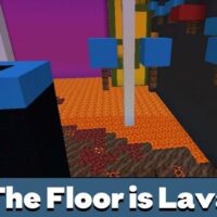 The Floor is Lava Map for Minecraft PE