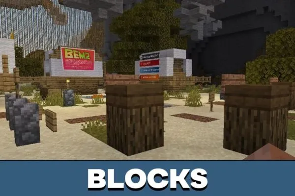 Blocks from Hunger Games Map for Minecraft PE