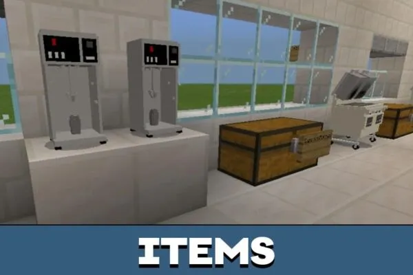 Items from McDonalds map for Minecraft PE