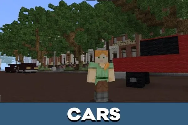 Cars from New York City Map for Minecraft PE