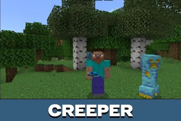 Creeper from Dragon Mounts 2 mod for Minecraft PE