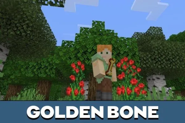 Golden Bone from Friend Mod for Minecraft PE