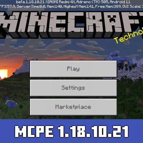 Minecraft PE 1.18.10.21