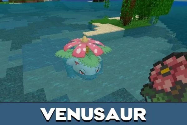 Venusaur from Pixelmon Mod for Minecraft PE