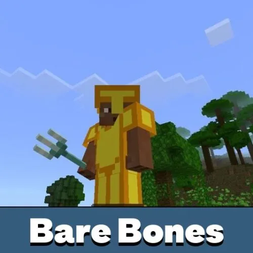 Bare Bones Texture Pack for Minecraft PE