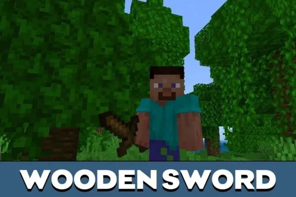 Wooden Short Sword Texture Pack for Minecraft PE