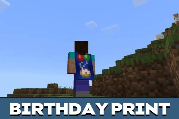 Birthday Print from Cape Mod for Minecraft PE