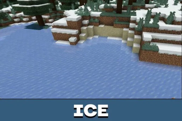 Ice from Seus Shaders for Minecraft PE