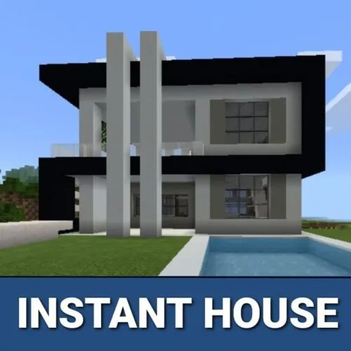 Instant House Mod for Minecraft PE