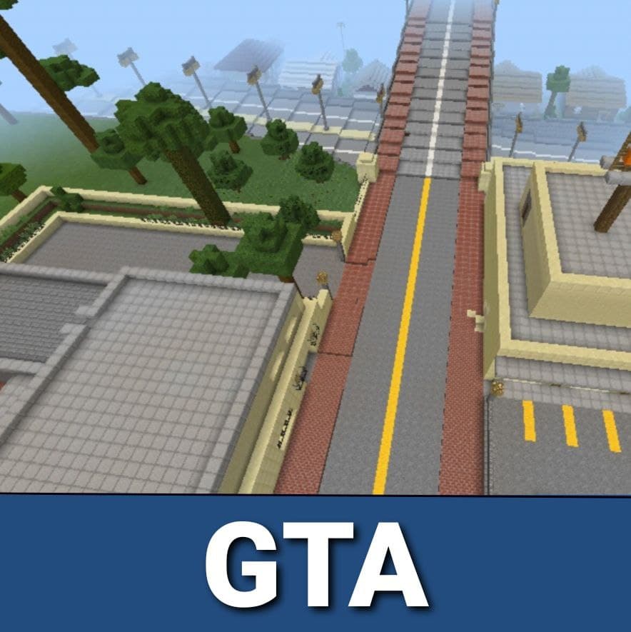 Download Minecraft PE GTA Map: Visit San Andreas
