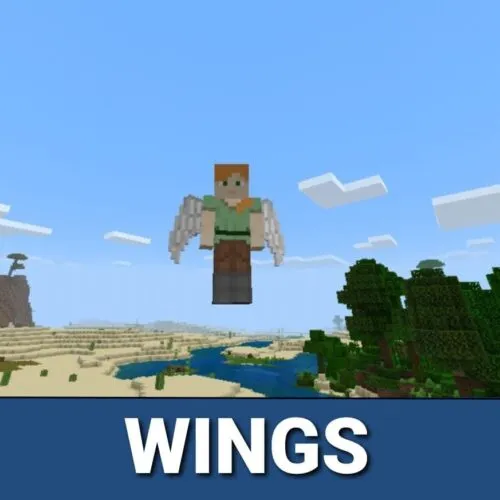 Wings Mod for Minecraft PE