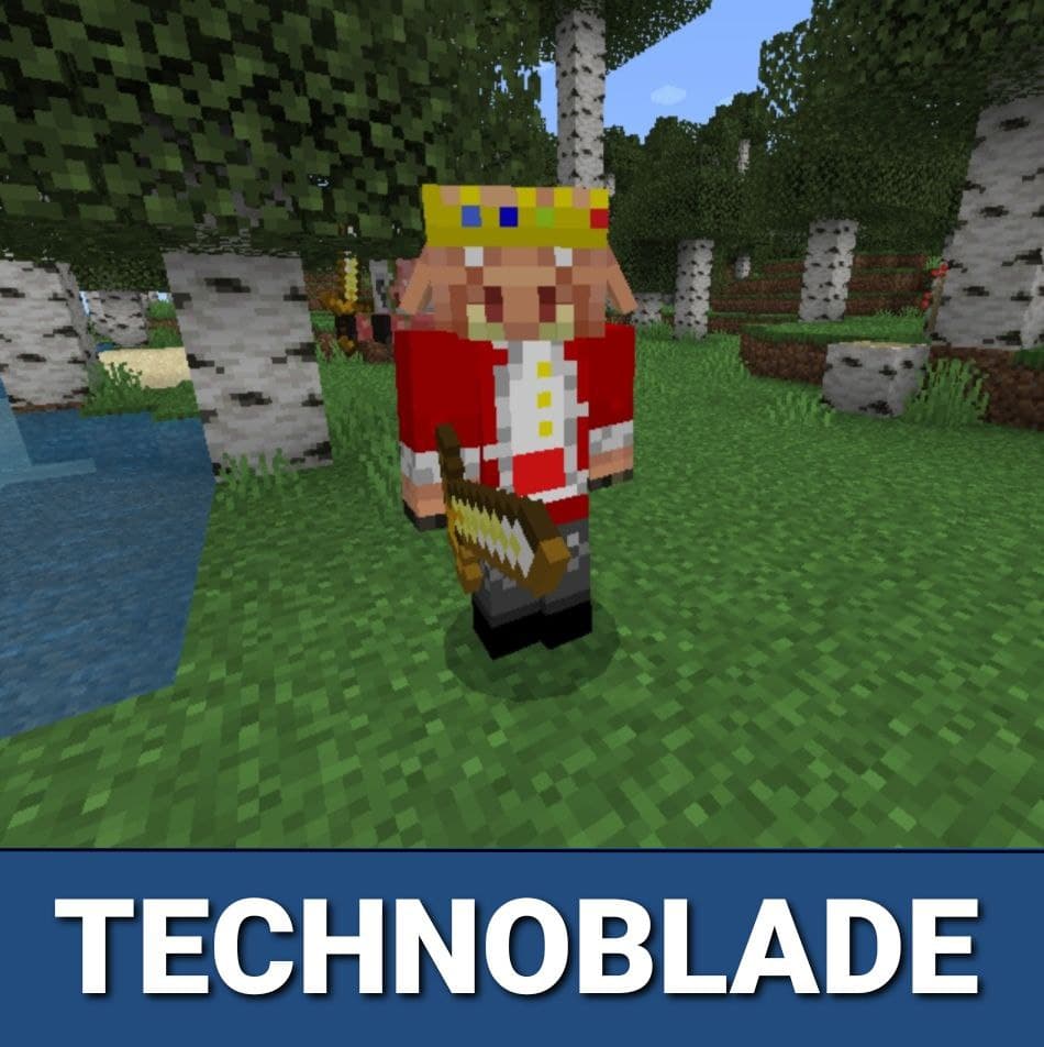 How to Build Technoblade (v.1) Minecraft Skin Tutorials 