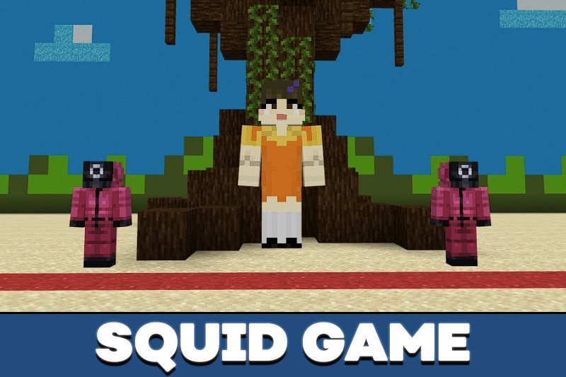 Squid Game (MAP MINECRAFT BEDROCK) Minecraft Map