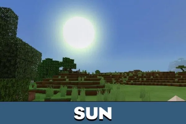 Sun from Defscape Texture Pack for Minecraft PE