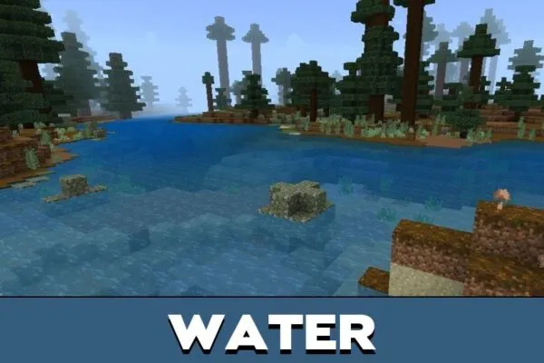 Water from Seus Shaders for Minecraft PE