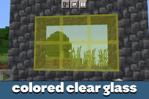 Colored from Glass Texture Pack for Minecraft PE