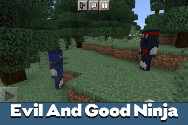 evil-good-ninja mod-minecraft-pe