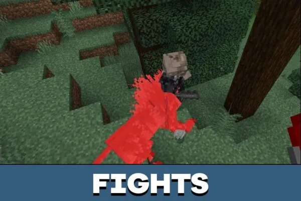 Fights from Lord of the Rings Mod for Minecraft PE