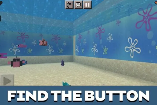 find-the-button-spongebob-maps-minecraft-pe