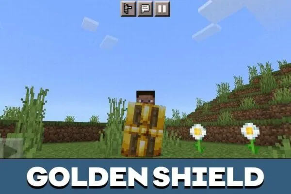 golden-spartan-shield-minecraft-pe