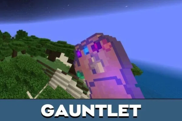 More Gauntlet from Infinity Gauntlet Mod for Minecraft PE