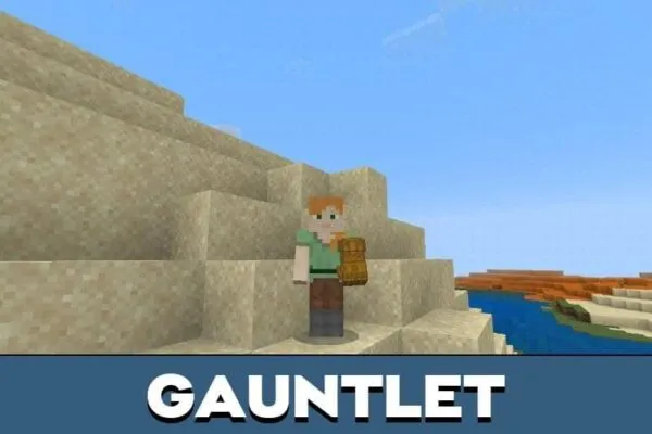 Gauntlet from Infinity Gauntlet Mod for Minecraft PE