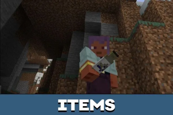 Items from Fallout Texture Pack for Minecraft PE