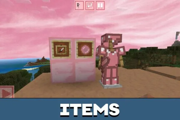 items-pink-texture-pack-minecraft-pe