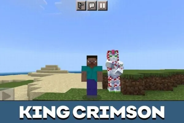 King Crimson from Jojo Mod for Minecraft PE