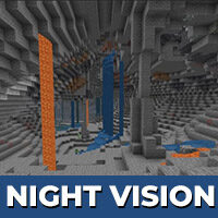 Night Vision Texture Pack for Minecraft PE