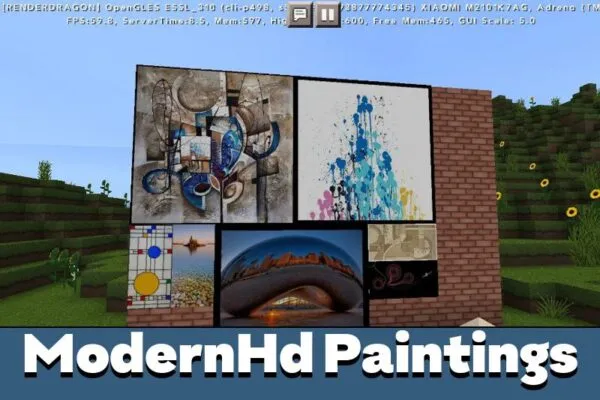 Painting Modern Hd Texture Pack for Minecraft PE