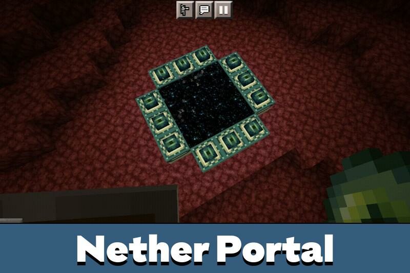 minecraft pocket edition nether portal