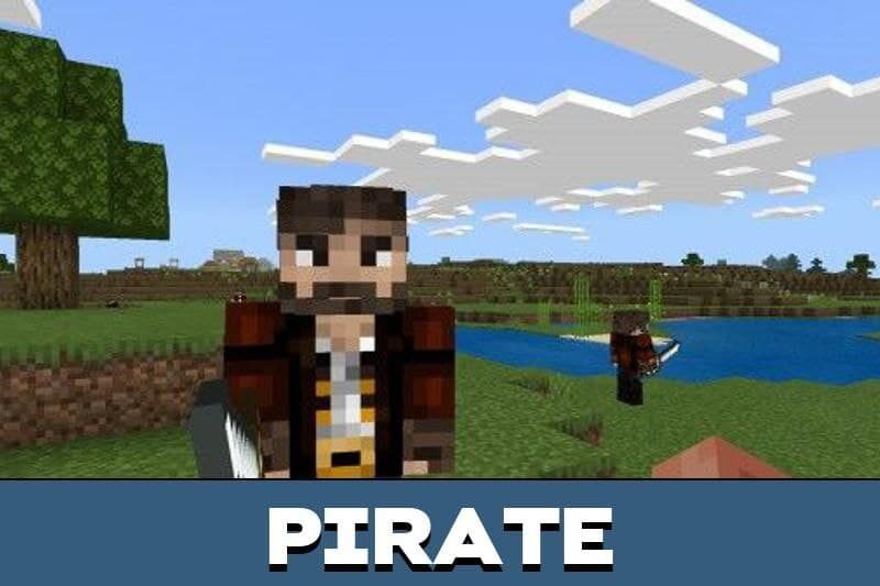 Pirates mod + map for Minecraft PE 1.0.8