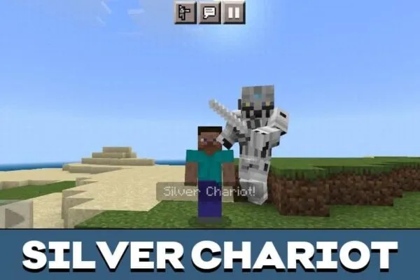 Silver Chariot from Jojo Mod for Minecraft PE