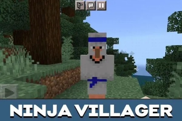 villager-ninja mod-minecraft-pe