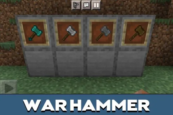 war-hammer-mod-minecraft-pe