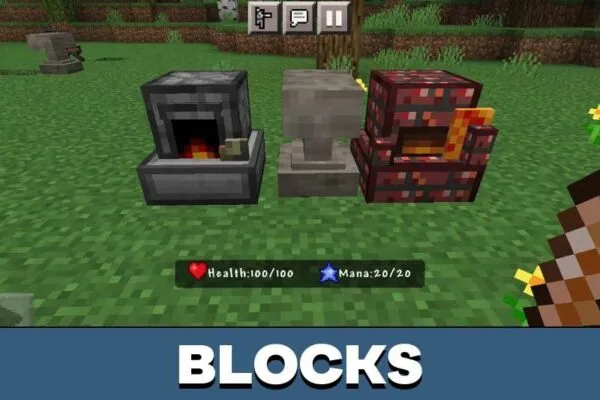 Blocks from Terraria Mod for Minecraft PE