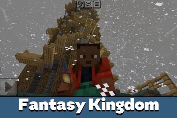 Fantasy Kingdom from Medieval City Map for Minecraft PE