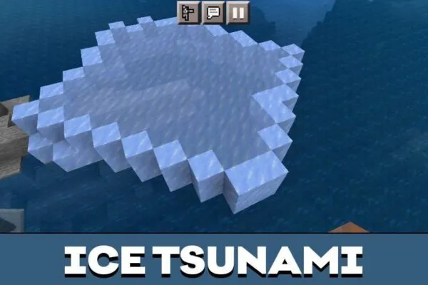 Ice Tsunami in Minecraft PE